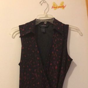 Animal-print Wrap Dress